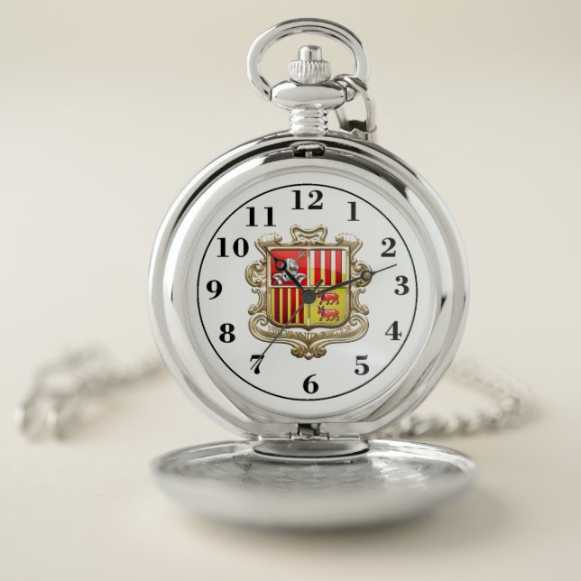Coat of Arms Pocket Watch (Inside)