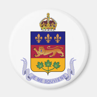 Coat of arms Québec Official Canada Heraldry Logo Magnet