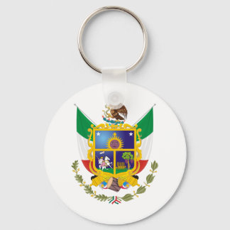 Coat of Arms Queretaro Official Mexico Symbol Logo Keychain