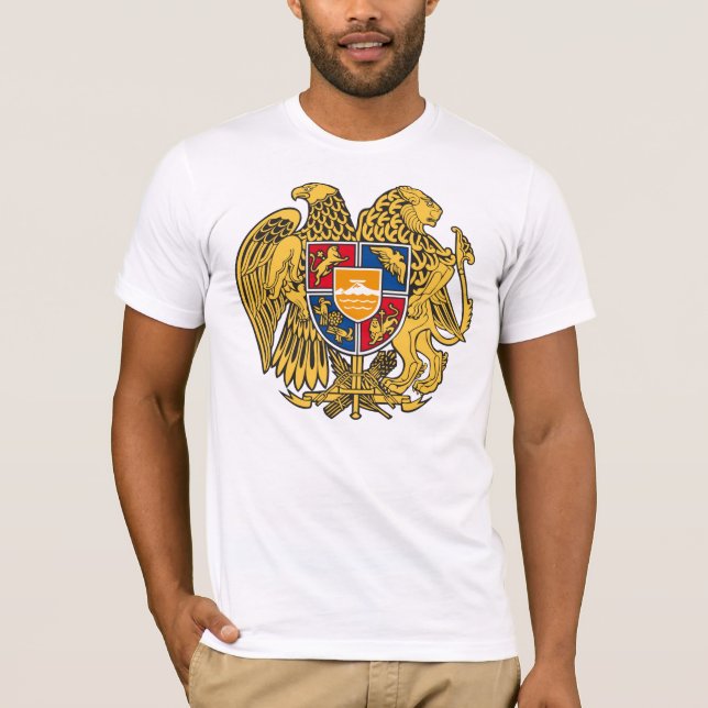 coat of arms Republic Armenia Armenia Men Shirt (Front)