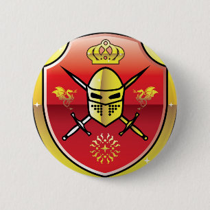 Coat of Arms Royal Knight logo Button