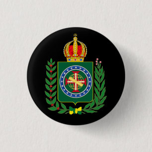 Coat of Arms - Second Empire of Brazil Button