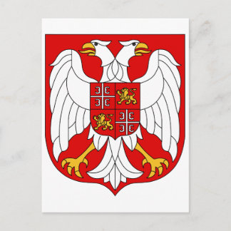 Coat of arms Serbia & Montenegro Official Symbol Postcard
