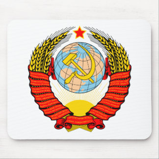 Coat of Arms Soviet Union Official Heraldry Symbol Mouse Pad