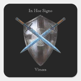 Coat of Arms Sticker - In Hoc Signo Vinces