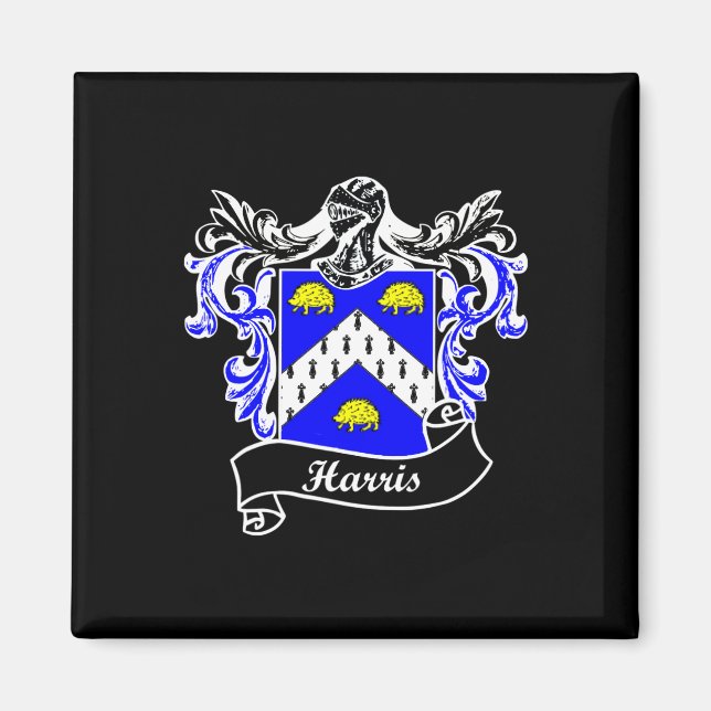 Coat Of Arms Surname Last Name Family Crest  Magnet (Front)