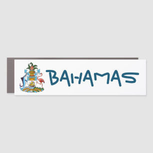 Coat of arms - the Bahamas Car Magnet