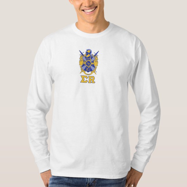 Coat of Arms with Sigma R under Long Sleeve T-Shirt (Front)