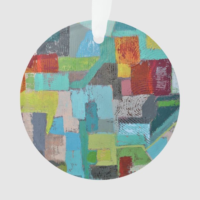 Coat of Many Colors Acrylic Ornament (Front)