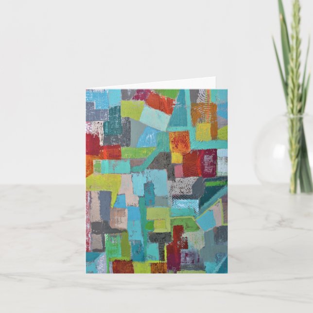 Coat of Many Colors Blank Notecard (Front)