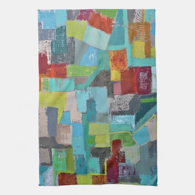 Coat of Many Colors Kitchen Towel (Vertical)