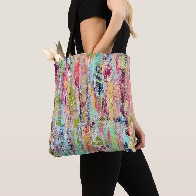 Coat of Many Colors Tote Bag (Close Up)