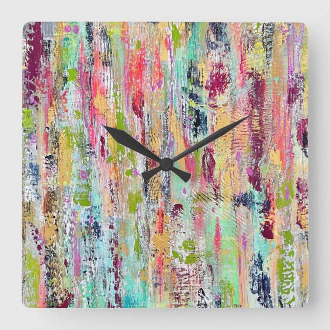 Coat of Many Colors Wall Clock (Front)