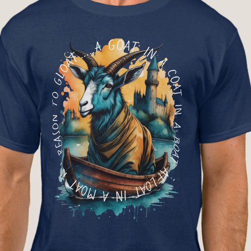 Coated Goat Moated Boat Funny Shirt