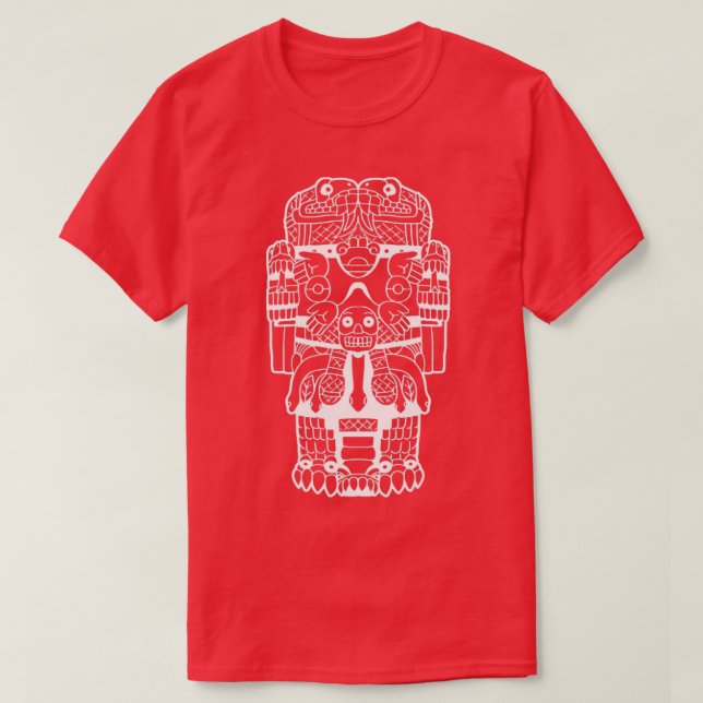 Coatlicue Aztec Goddess Earth Goddess Mayan Inca T T-Shirt (Design Front)