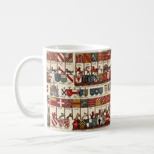 Coats of Arms with Animals Cities of Wallonia Coffee Mug