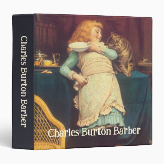 Coaxing Better Than Teasing Charles Burton Barber 3 Ring Binder