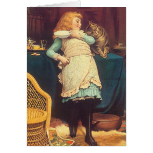 Coaxing Better Than Teasing Charles Burton Barber Cards