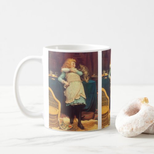 Coaxing Better Than Teasing Charles Burton Barber Coffee Mug