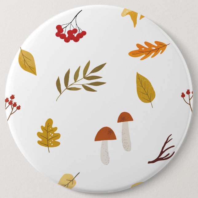 coay autumn leaves button (Front)