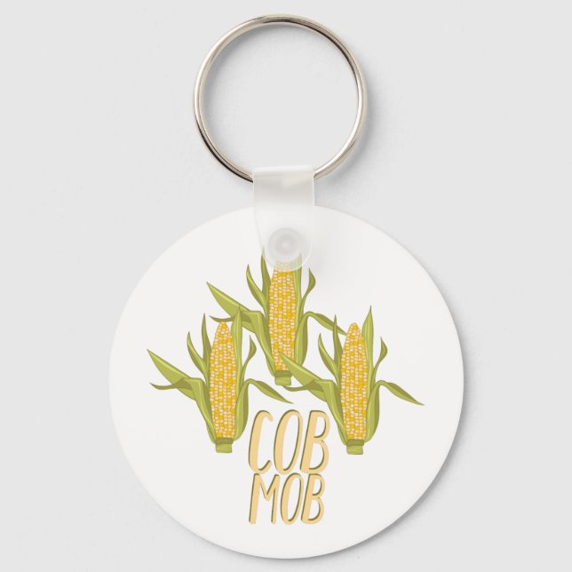 Cob Mob Keychain (Front)
