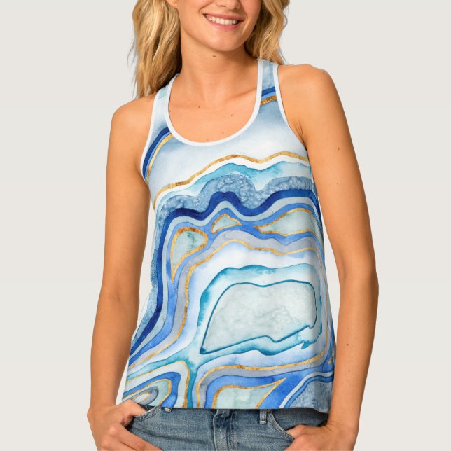 Cobalt Agate II Tank Top (Front)