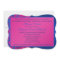 Cobalt and Fuchsia Damask Wedding Invitation