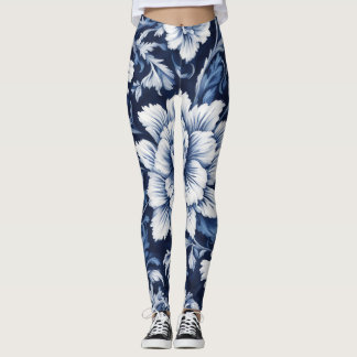 cobalt bloom symphony leggings