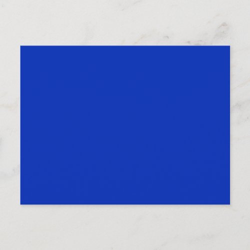 COBALT BLUE a solid rich color  Postcard