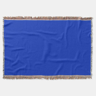 COBALT BLUE (a solid rich color) ~ Throw Blanket