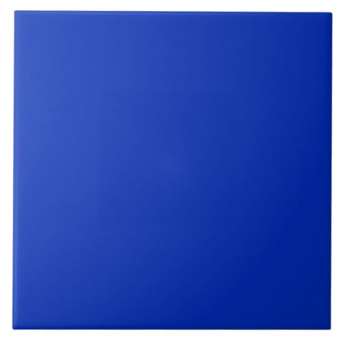 COBALT BLUE a solid rich color  Tile