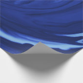 Cobalt blue background collection wrapping paper (Corner)