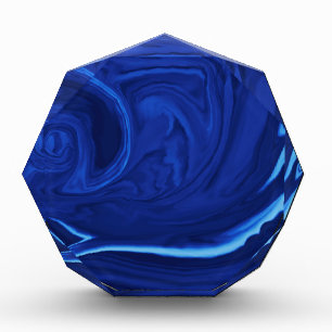 Cobalt blue background Textured Handmade Award