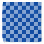 Cobalt Blue Checkerboard