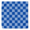 Cobalt Blue Checkerboard