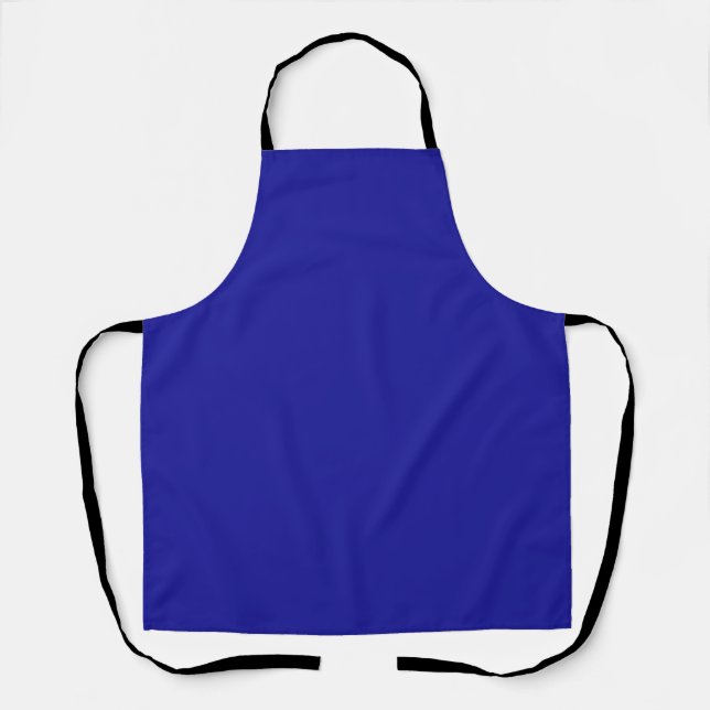 Cobalt Blue Chef Cook Craft Apron (Front)