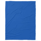 Cobalt Blue Fleece Blanket