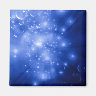 Cobalt Blue Galaxy Burst Magnet