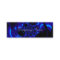 Cobalt Blue Metal Abstract Business Card Black