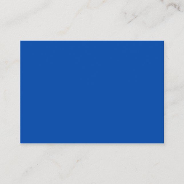 Cobalt Blue Mighty Business Card (Front)