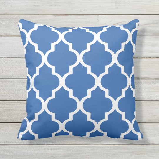 blue outdoor pillows