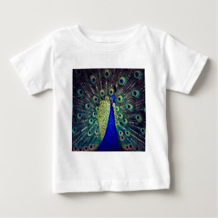 Cobalt Blue Peacock Baby T-Shirt