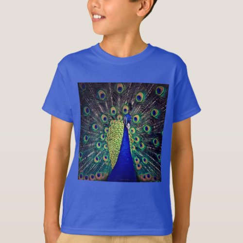Cobalt Blue Peacock T_Shirt