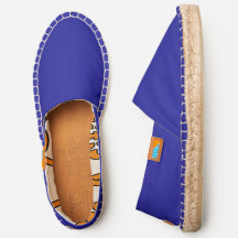 Cobalt Blue Slip On Shoes Espadrille