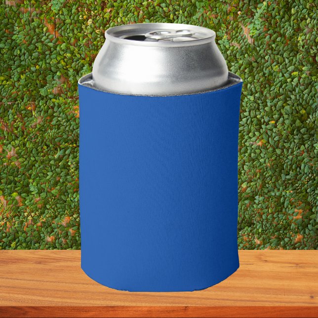 Cobalt Blue Solid Color Can Cooler (Creator Uploaded)