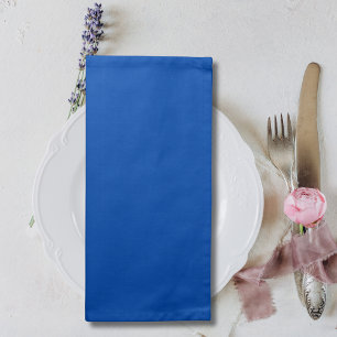Cobalt Blue Solid Color Classic Elegant Cloth Napkin