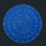 Cobalt Blue Solid Color | Classic | Elegant Dart Board<br><div class="desc">Cobalt Blue Solid Color | Classic | Elegant | Trendy | Stylish | Gift</div>