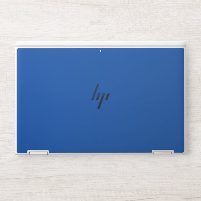 Cobalt Blue Solid Color | Classic | Elegant HP Laptop Skin (Front)