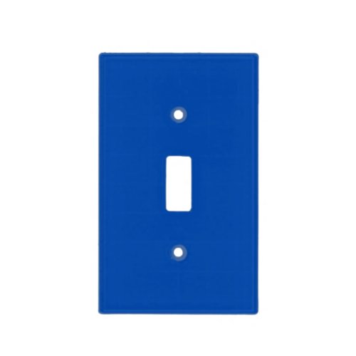 Cobalt Blue Solid Color  Classic  Elegant Light Switch Cover