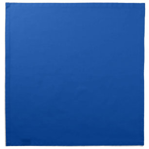 Cobalt Blue Solid Color Cloth Napkin